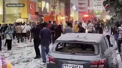 Penampakan Bangunan di Iran Akibat Serangan Israel