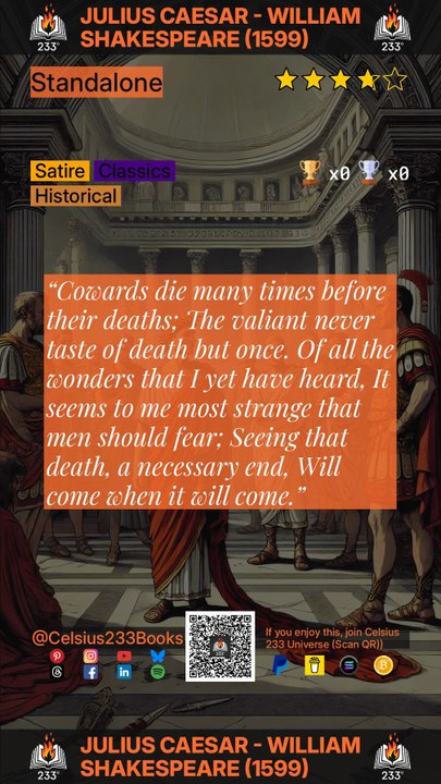 Julius Caesar - William Shakespeare (1599) Quotes