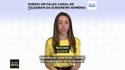 Falso canal da Euronews no Telegram divulga falsas alegações sobre os líderes romeno e moldavo