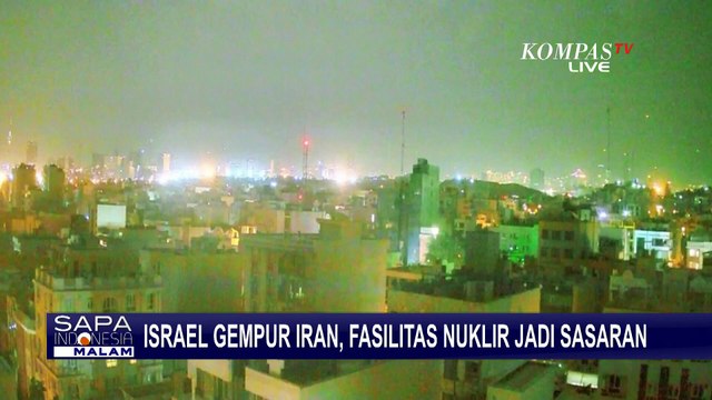 Rekaman Detik-Detik Israel Luncurkan Serangan Besar ke Iran, Permukiman Warga Ikut Hancur