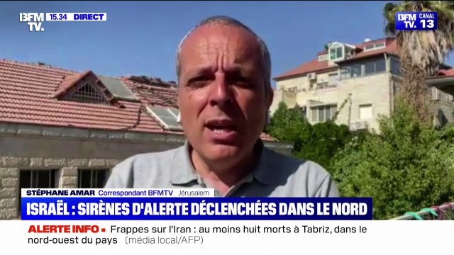 Menace iranienne sur Israël: des sirènes d'alerte déclenchées dans le nord de l'État hébreu