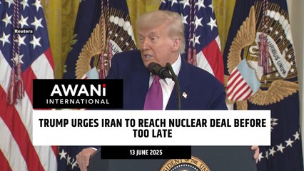 Trump urges Iran to reach nuclear deal before too late