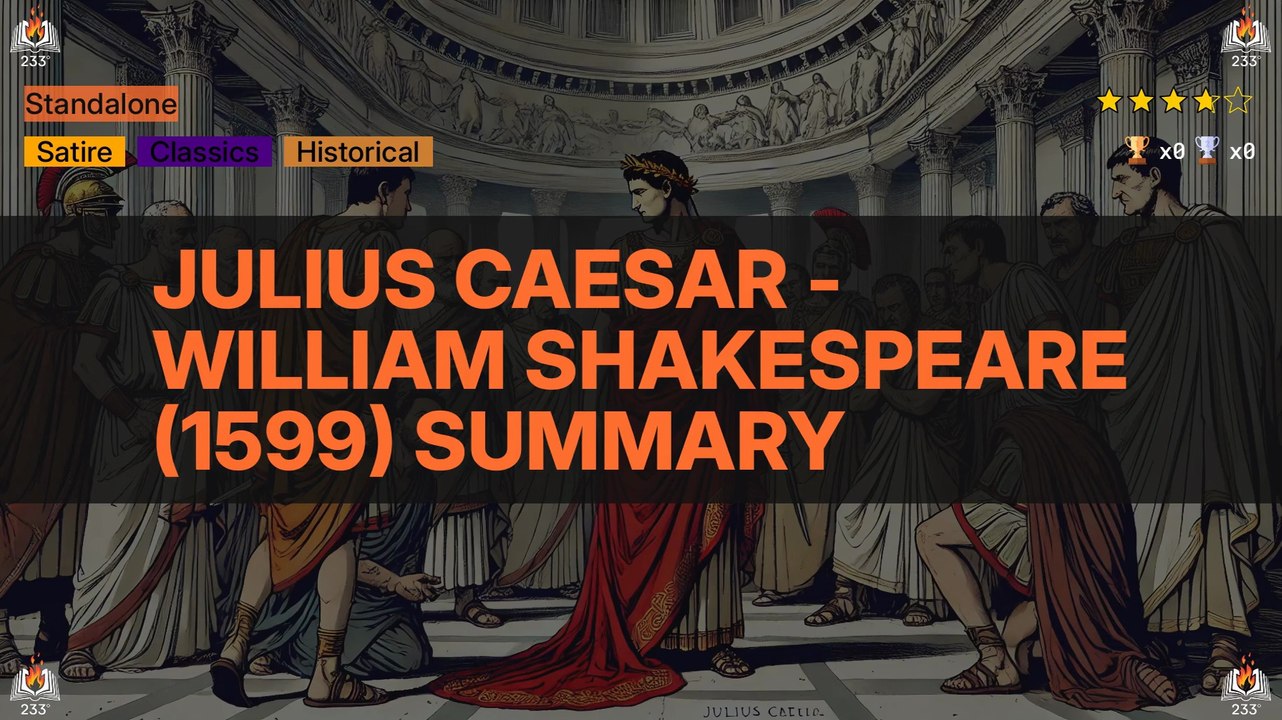 Julius Caesar - William Shakespeare (1599) Summary