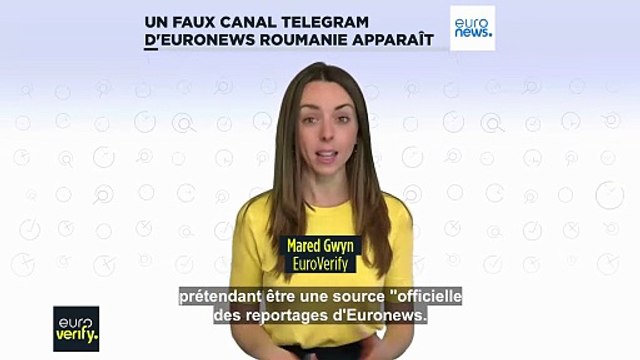 Une fausse chaîne Telegram d’Euronews propage des infox sur la Roumanie et la Moldavie
