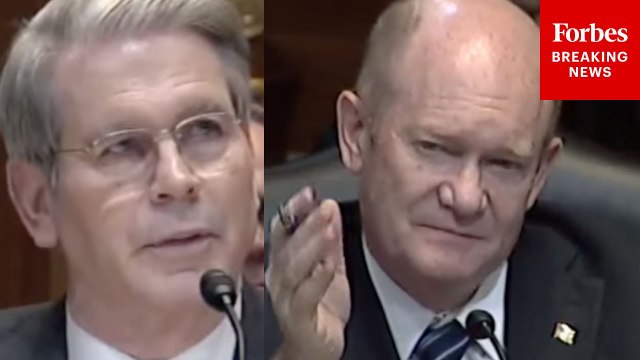 'I Hope I'm Wrong': Chris Coons Presses Scott Bessent Over Sanctions Policy Towards Russia