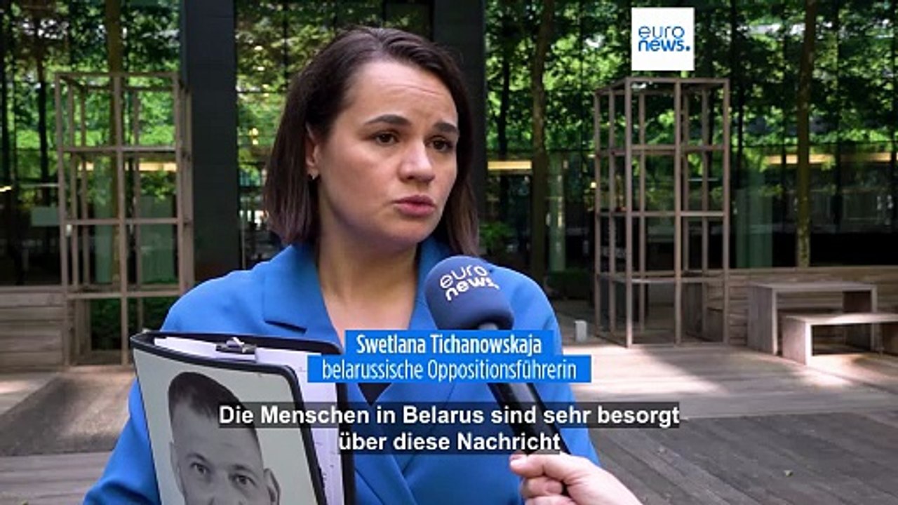 Tichanowskaja: Belarus ist mögliches Sprungbrett für russischen Angriff auf die baltischen Staaten