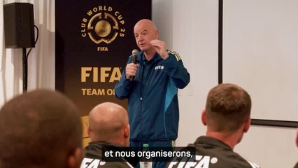 CdM des clubs - Infantino s'adresse aux arbitres avant la compétition