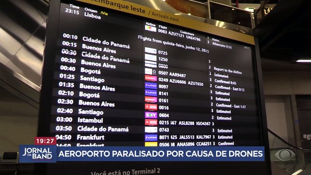 Drones do crime provoca cancelamentos e atrasos de voos em Guarulhos (SP)