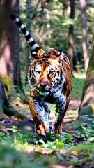 The tiger attacked the people in the forest😱😲