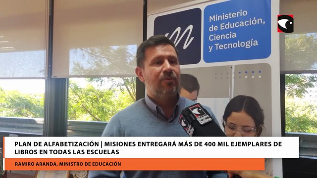 Plan de alfabetización Misiones entregará más de 400 mil ejemplares de libros en todas las escuelas