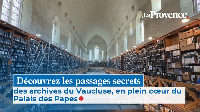 Découvrez les passages secrets des archives du Vaucluse, en plein cœur du Palais des Papes