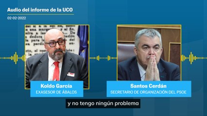 Koldo a Santos Cerdán: "¿Te acuerdas de Nicoleta? No solo hay que valer para follar"