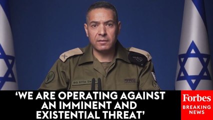 'This Operation Is For Our Right To Exist Here': IDF Spokesperson Discusses Strikes On Iran
