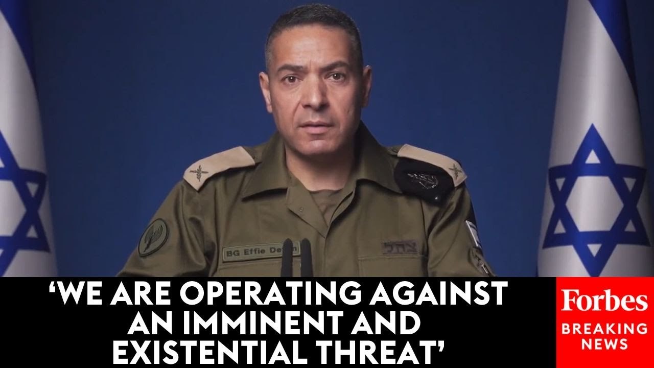 'This Operation Is For Our Right To Exist Here': IDF Spokesperson Discusses Strikes On Iran