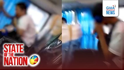 Lalaking PWD, binugbog at tila kinuryente ng mga kapwa pasahero sa bus dahil nangagat daw | SONA