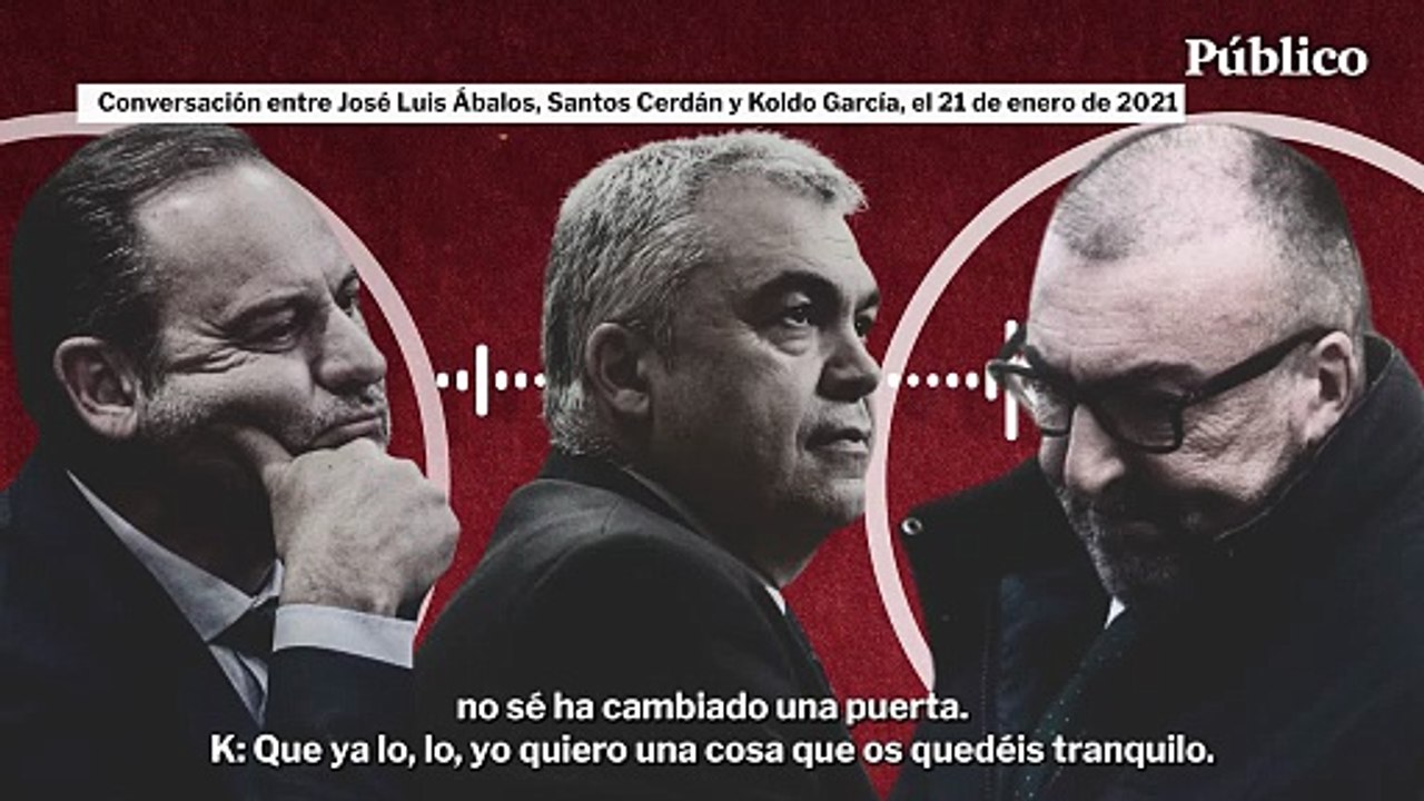 Fragmento de conversación entre José Luis Ábalo...
