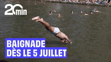 La baignade dans la Seine va s'ouvrir au public cet été à Paris