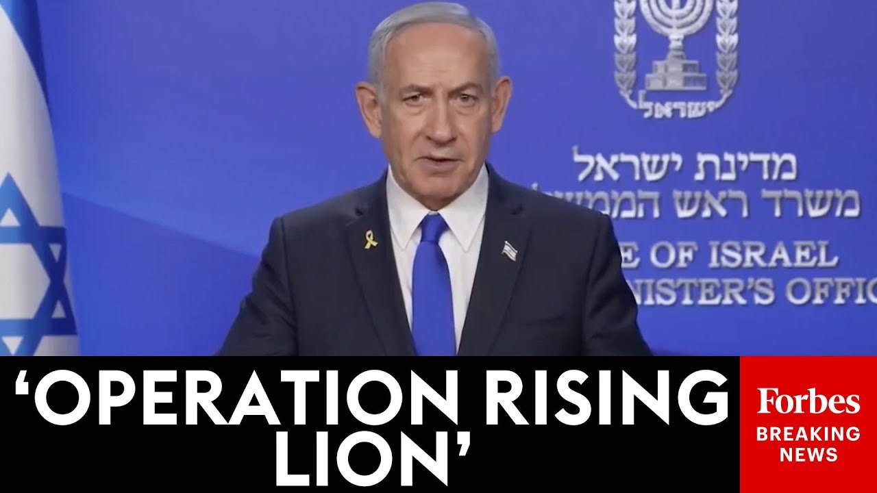 Israeli Prime Minister Benjamin Netanyahu Discusses Strike On Iran’s Nuclear Targets