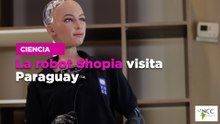 La robot Shopia visita Paraguay
