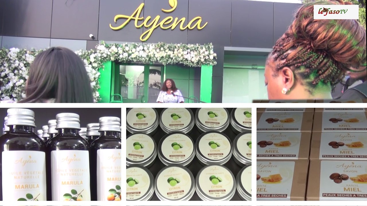 Ouagadougou : La marque Ayéna inaugure sa nouvelle boutique et présente sa gamme de produits à base de beurre de karité