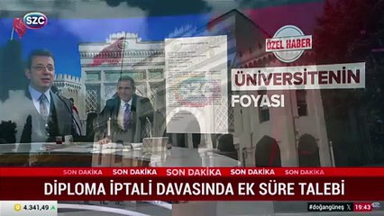 Belge olmadan diploma iptal etmişler!