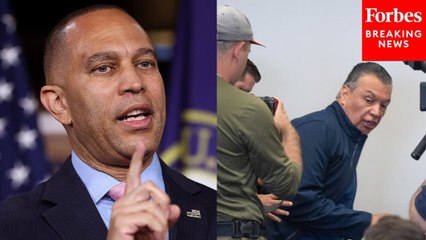 Hakeem Jeffries Calls 'Manhandling Of Senator Alex Padilla' A 'Complete And Total Disgrace'