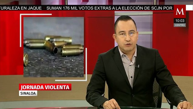 Reportan seis homicidios tras intensas balaceras en Culiacán, Sinaloa