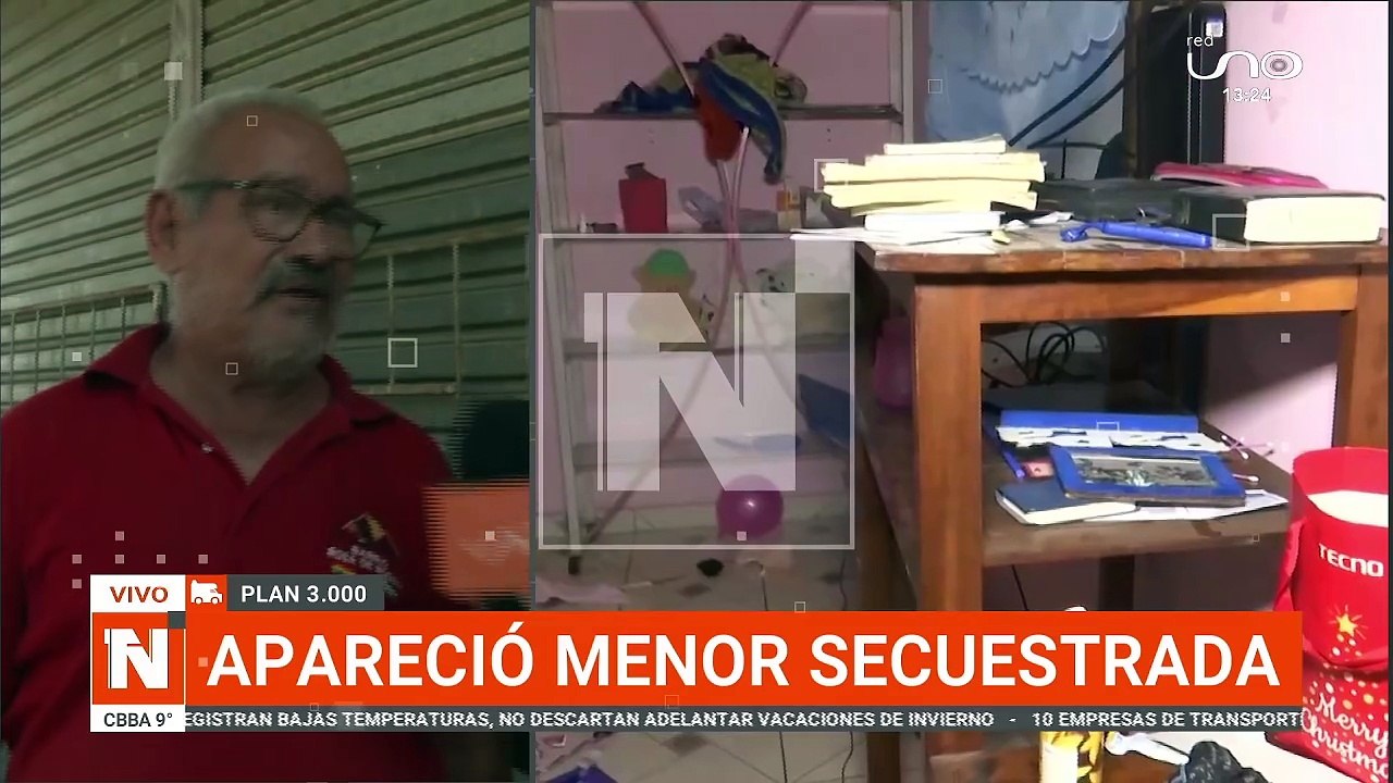Apareció menor secuestrada