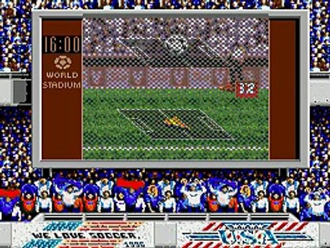 International Superstar Soccer Deluxe (SEGA GENESIS) CPU VS CPU Mode