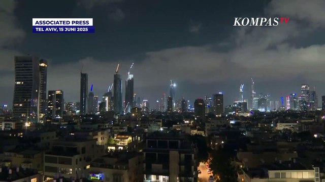 Dentuman Rudal Iran Dicegat Israel hingga Sirene Menggema di Tel Aviv