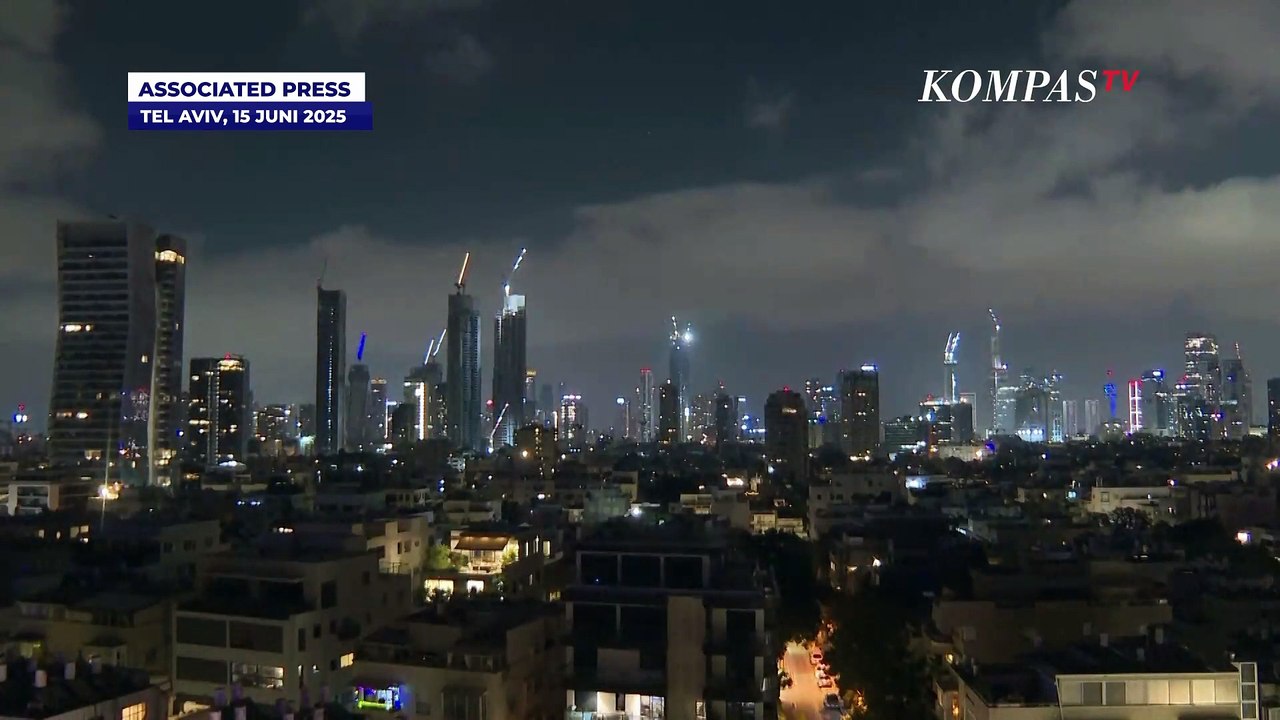 Dentuman Rudal Iran Dicegat Israel hingga Sirene Menggema di Tel Aviv