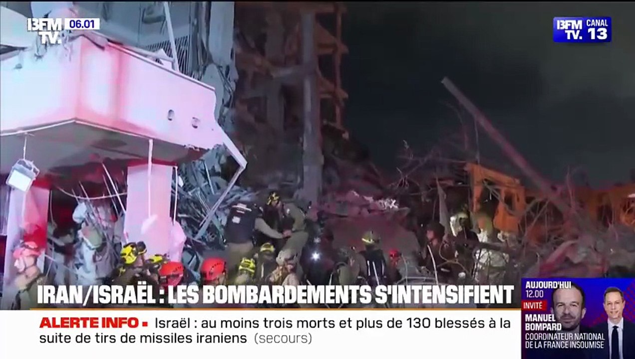 Iran Israël : Nuit du samedi 14 au dimanche 15 juin -  Les bombardements s'intensifient