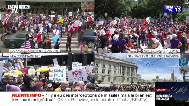 🗨️ No Kings ! : des milliers de manifestants se sont mobilisés ce samedi contre le défilé militaire de Donald Trump