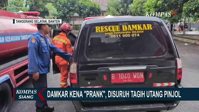 Damkar Tangsel Kena Prank! Disuruh Tagih Utang Pinjol oleh Debt Collector