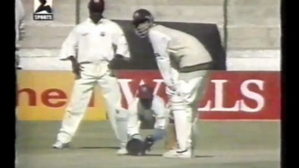 Muhammad Wasim lovely Four vs West Indies First Inning of 3rd Test at Karachi in Dec 1997