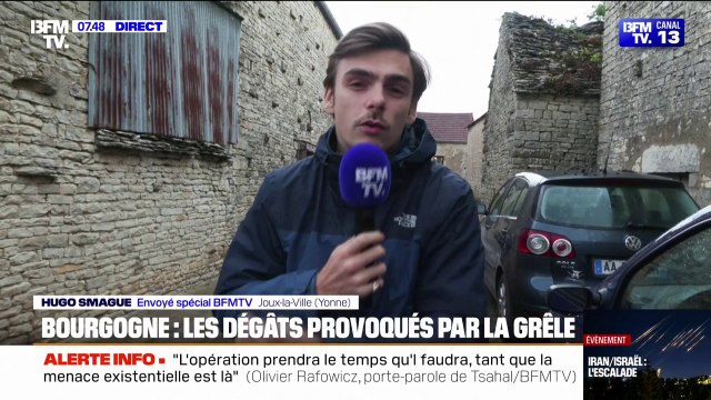 Orages de grêle: l'heure est à la constatation des dégâts en Bourgogne