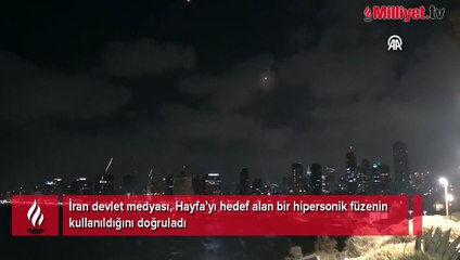 İran'dan İsrail'e hipersonik füze
