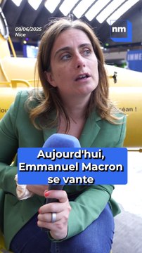 Aujourd'hui, Emmanuel Macron se vante d'avoir ... Marine Tondelier tacle le bilan sur les aires marines protégées