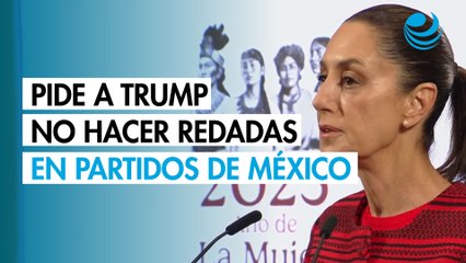 Sheinbaum pide a Trump no hacer redadas en los partidos de México en la Copa Oro