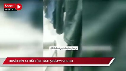 Husilerin attığı füze Batı Şeriayı vurdu