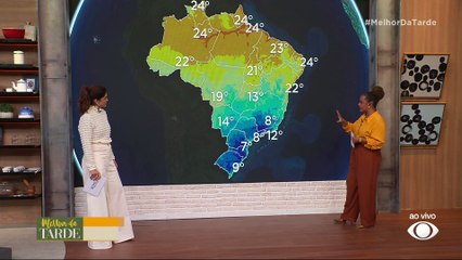 Brasil tem temperaturas negativas com frente fria, mas tempo deve esquentar no fim de semana | Melhor da Tarde