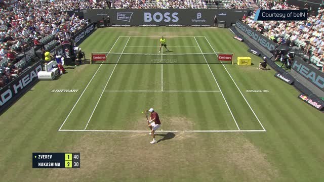 Nakashima no problem for Zverev who reaches semis in Stuttgart