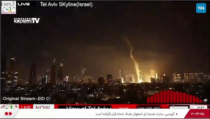 Tahran'dan İsrail'e misilleme; İran'dan ateşlenen füzeler Tel Aviv'i vuruyor!