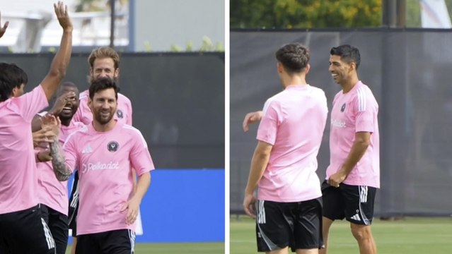 Lionel Messi entrena junto a Luis Suárez y están listos para el Mundial de Clubes