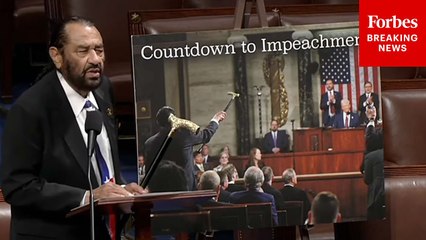 Al Green Announces 'Countdown To Impeachment' Against Both President Trump And VP JD Vance