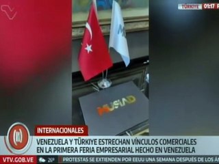 Venezuela y Türkiye fortalecen lazos comerciales en la primera Feria Empresarial Hecho en Venezuela