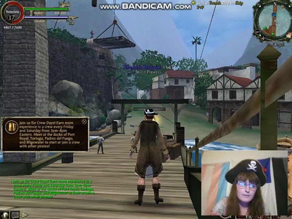 Elizabeth Plays: Legend of Pirates Online "Hunting Undead and Fishing"