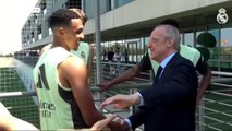 Fiorentino Pérez visita al Real Madrid previo al Mundial de Clubes