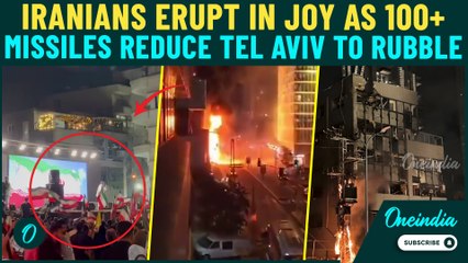 VIDEO: Iranian's Massive Celebration Moments After Op True Promise; Despite Top IRGC Generals Killed