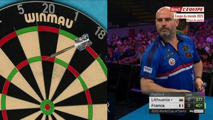 Le replay de la 1ère partie des phase de poules à Francfort (J2) - Fléchettes - replay